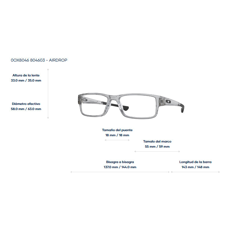Oakley OX8046-0359 Sombra Gris