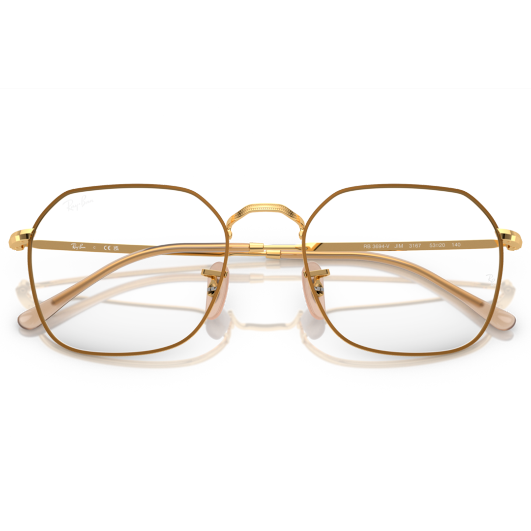 Ray Ban RB3694V Beige sobre Dorado