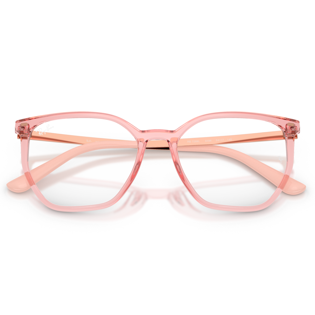 Ray Ban RB7268L Rosa Claro Traslúcido