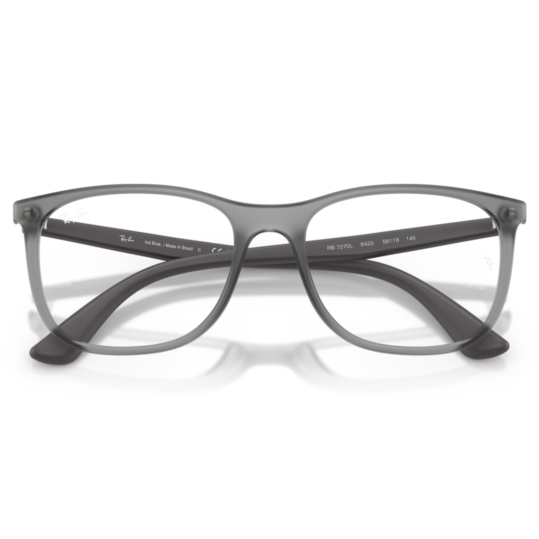 Ray Ban RB7270L Gris Mate Traslúcido