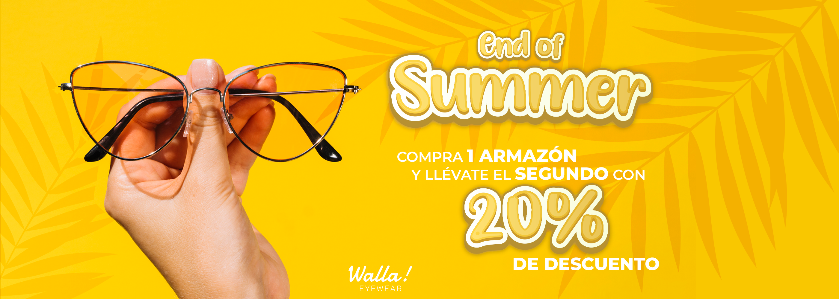 Descuento de verano en lentes ópticos