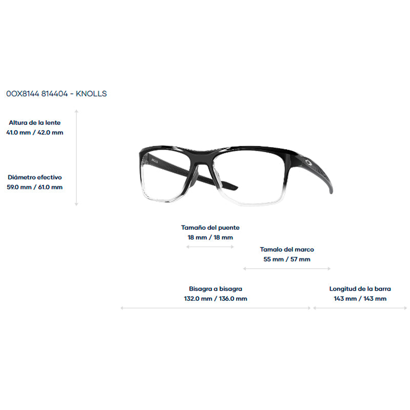 Oakley OX8144-0457 Negro Desvanecido