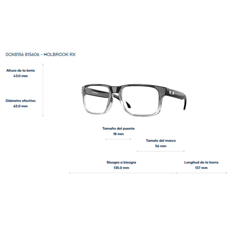 Oakley OX8156-0656 Negro Desvanecido
