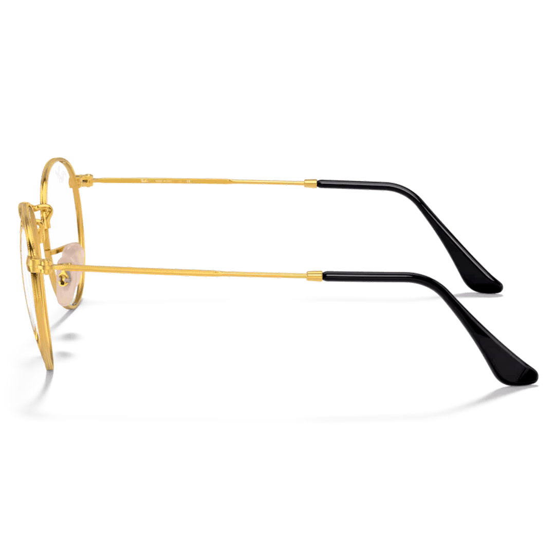Ray Ban RB3447V ROUND Negro sobre Dorado