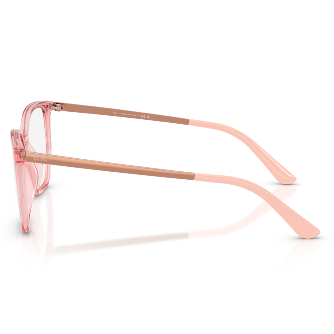 Ray Ban RB7268L Rosa Claro Traslúcido